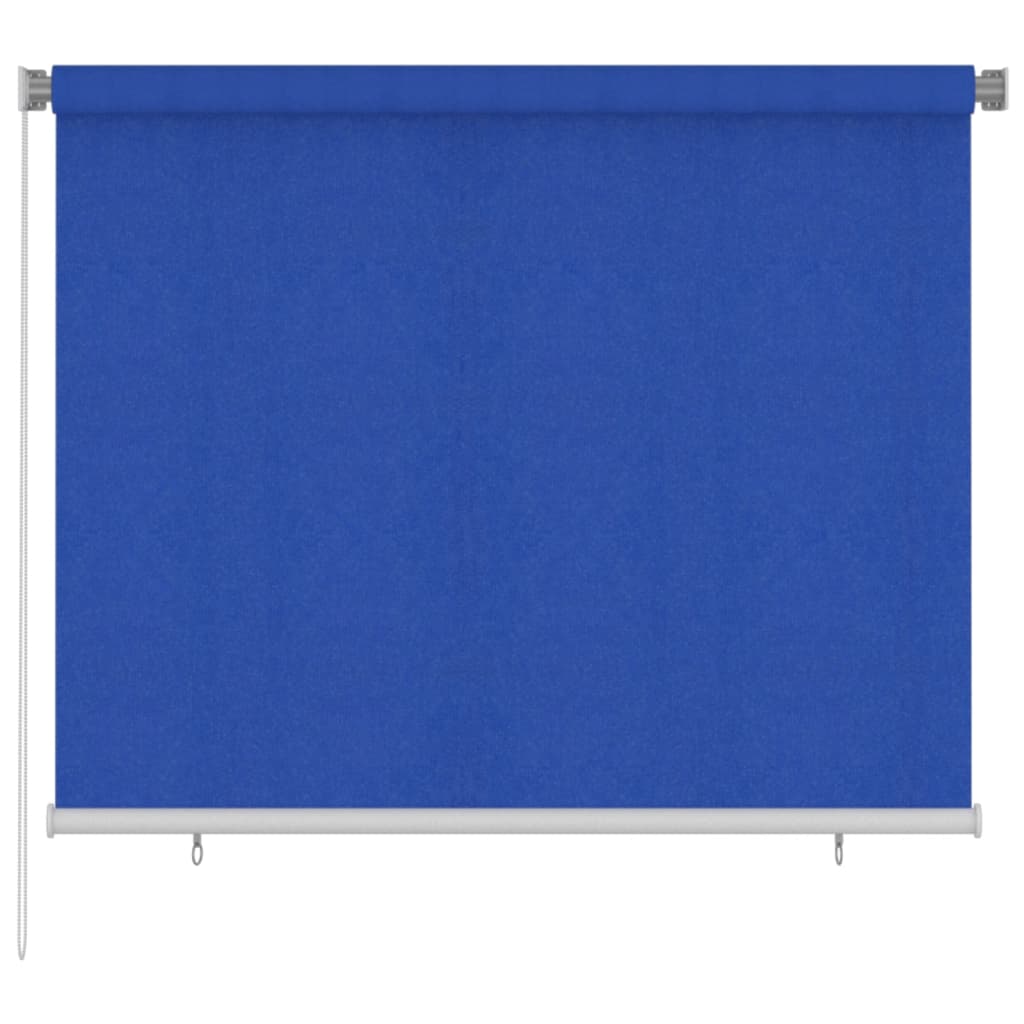Jaluzea tip rulou de exterior, albastru, 180 x 140 cm, HDPE