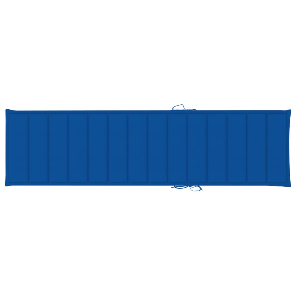Pernă de șezlong, albastru regal, 200x50x4 cm, material textil