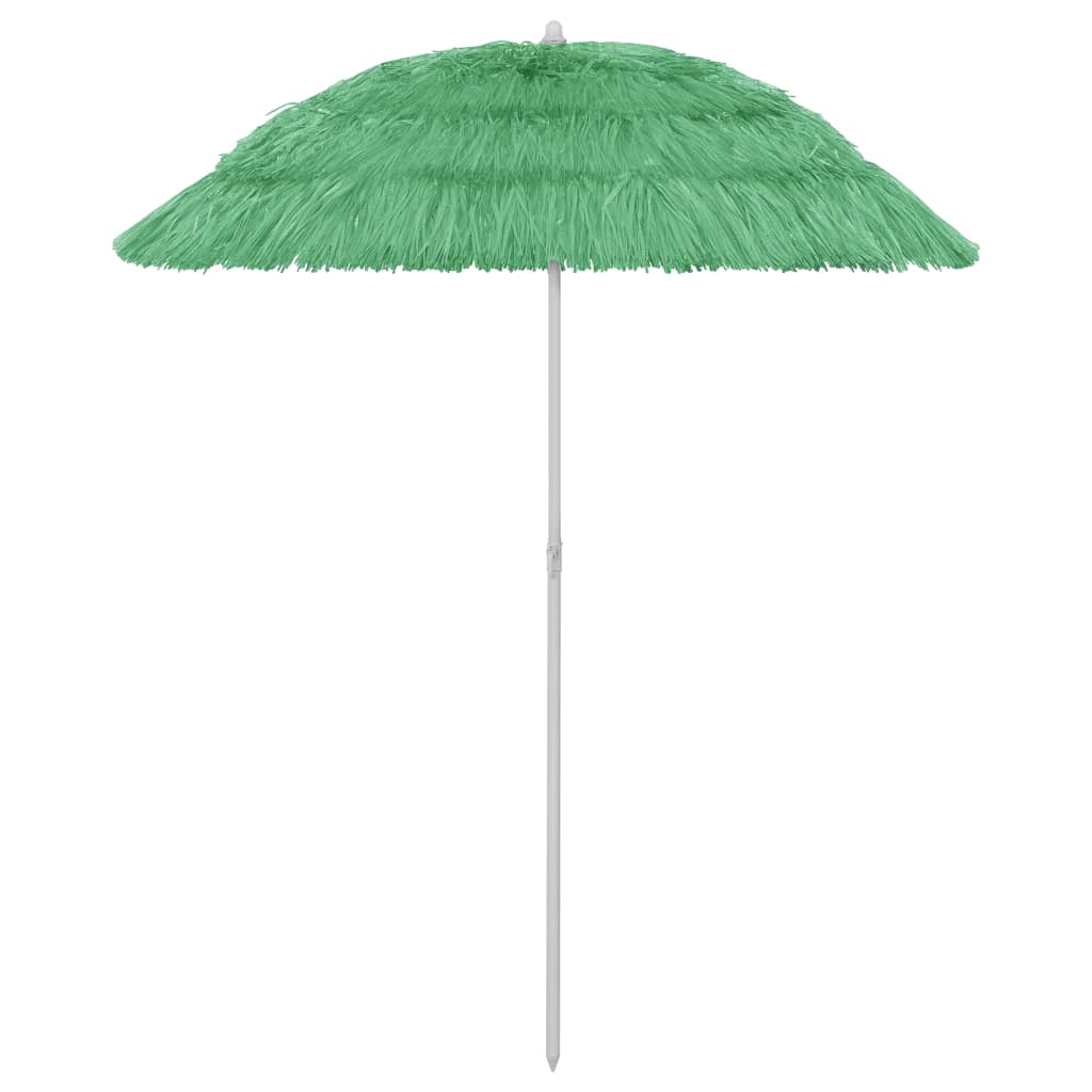 Umbrelă de plajă Hawaii, verde, 180 cm