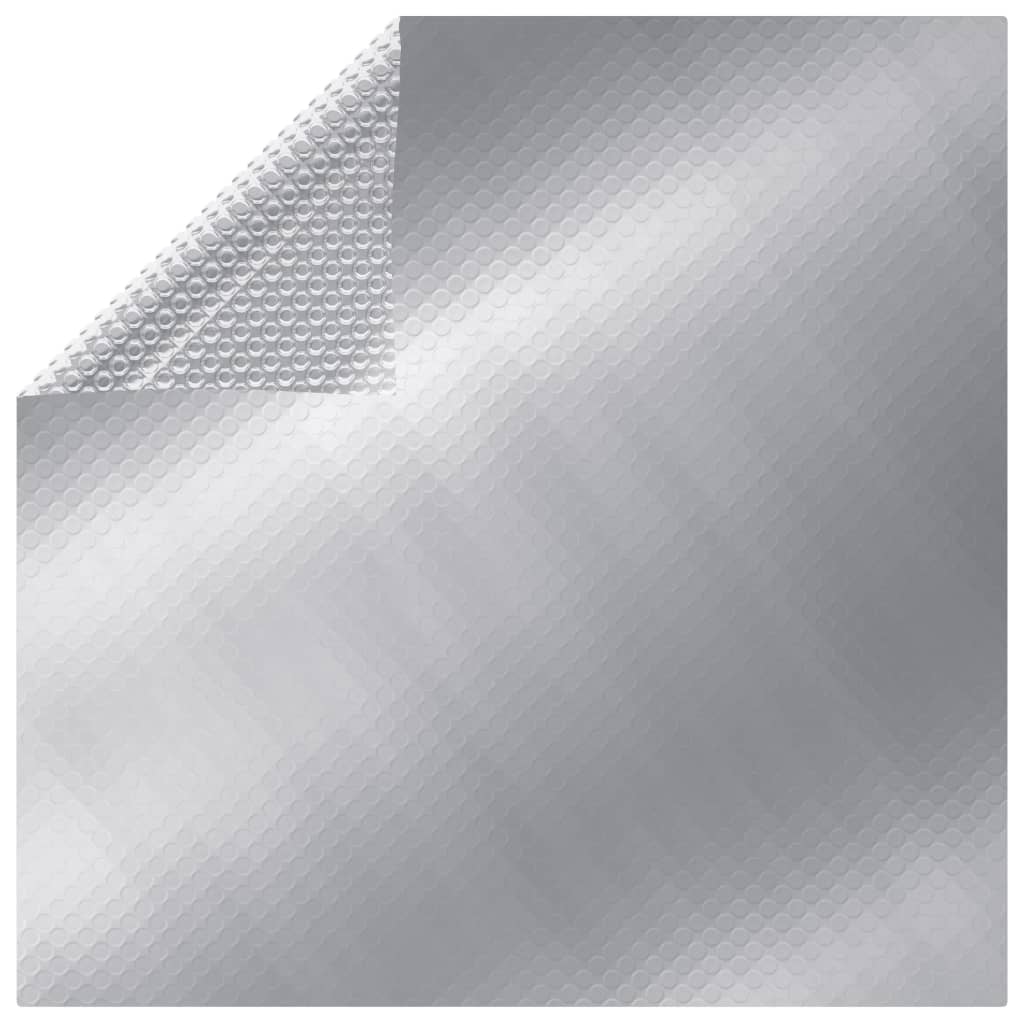 Prelată piscină, argintiu, 488x244 cm, PE