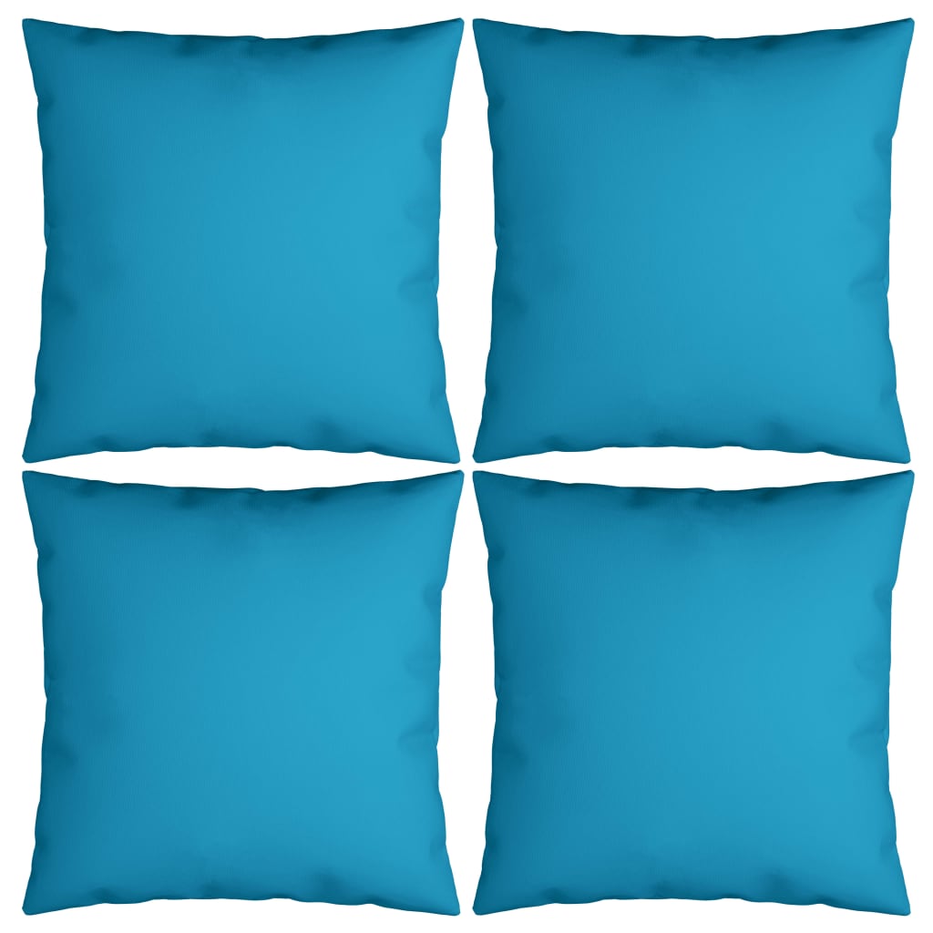 Perne decorative 4 buc. albastru regal 60x60 cm material textil