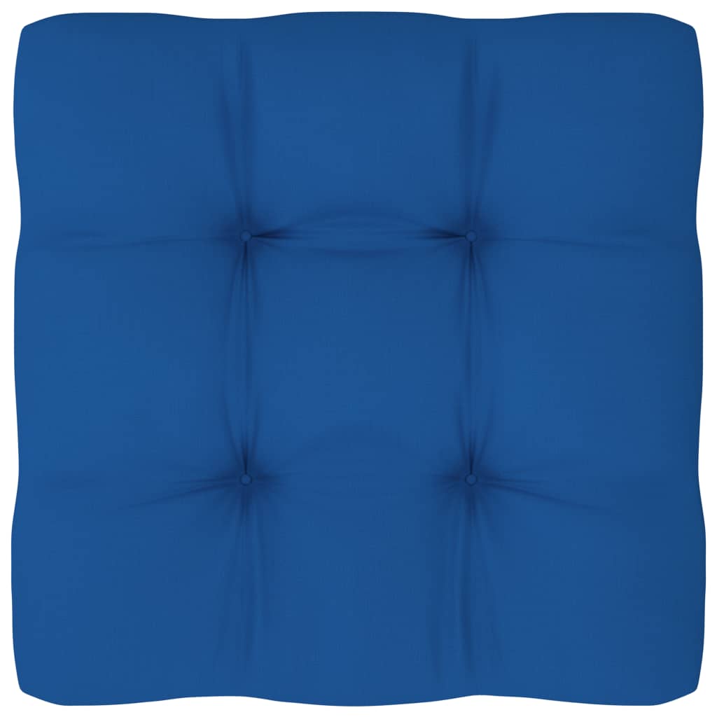 Pernă pentru canapea din paleți, albastru, 80 x 80 x 10 cm
