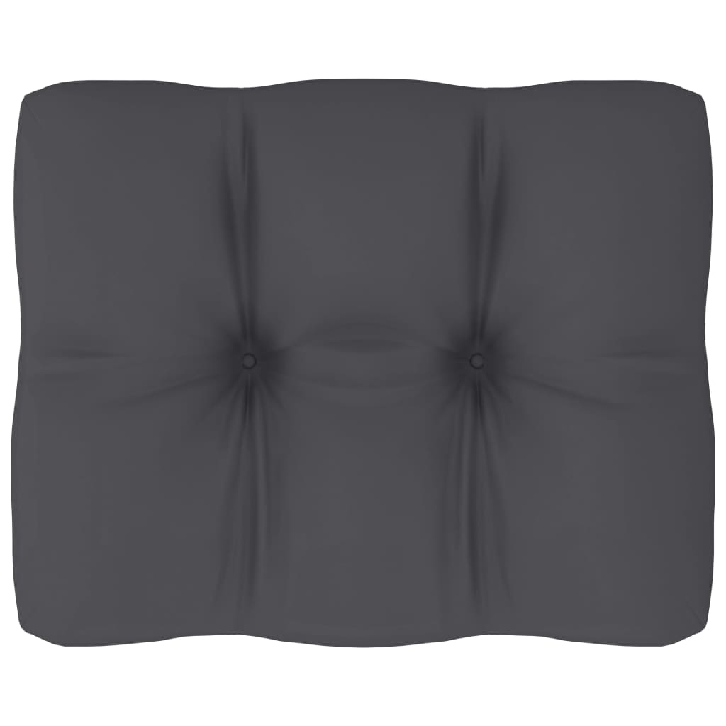 Pernă pentru canapea din paleți, antracit, 50 x 40 x 12 cm