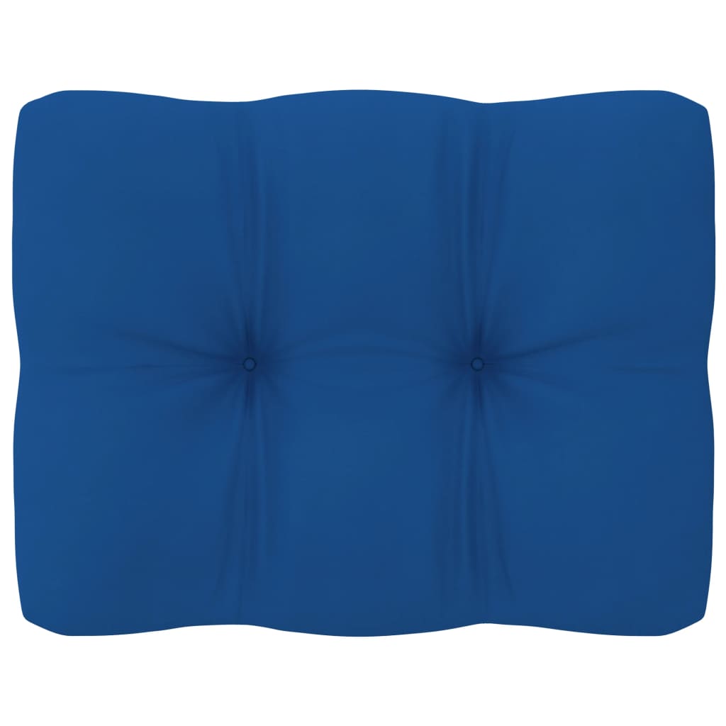 Pernă pentru canapea din paleți, albastru regal, 50x40x10 cm