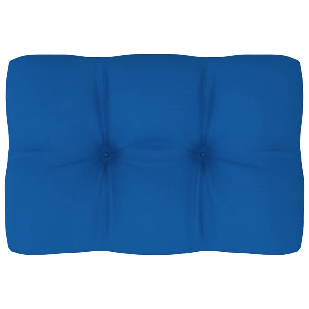 Pernă pentru canapea din paleți, albastru regal 60 x 40 x 10 cm