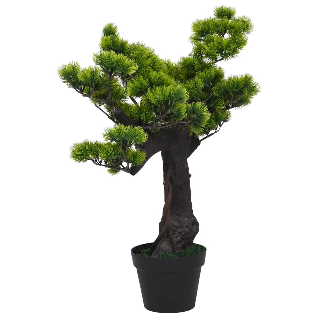 Bonsai Pinus artificial cu ghiveci, verde, 70 cm