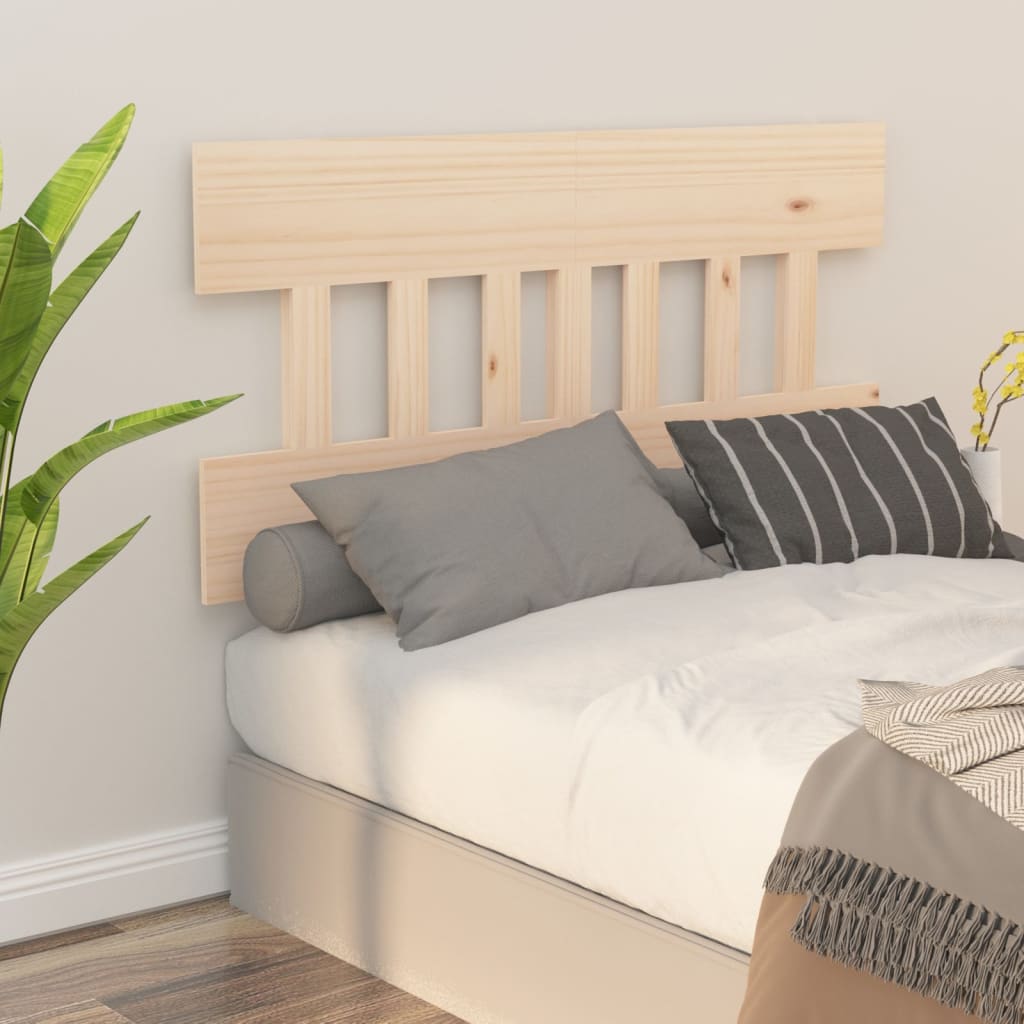 Tăblie de pat, 123,5x3x81 cm, lemn masiv de pin
