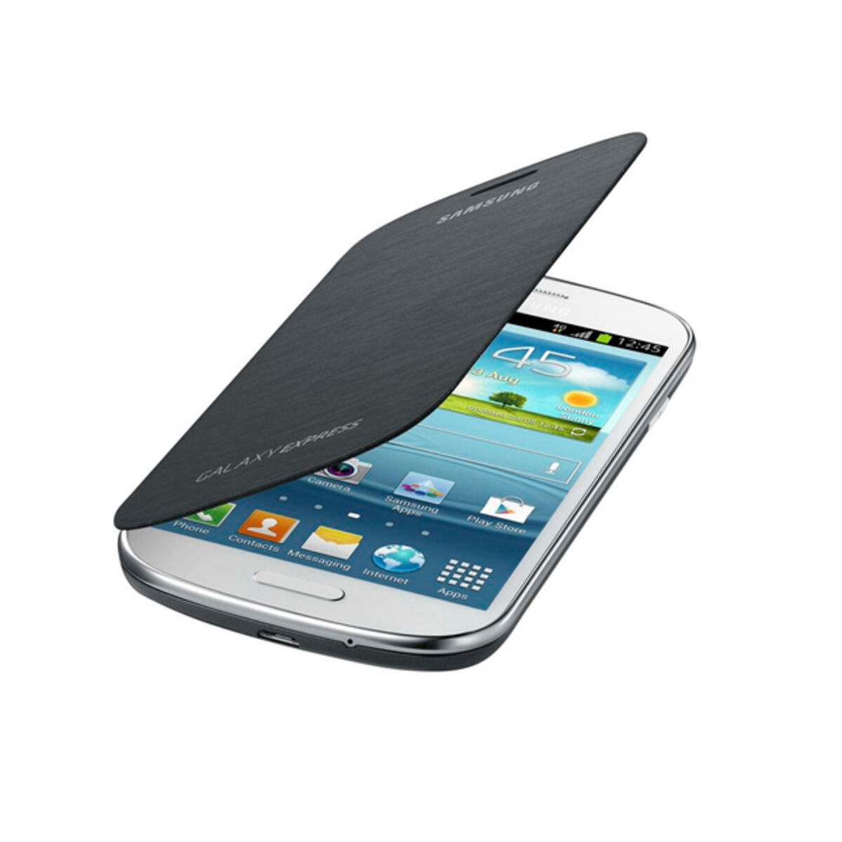 Husă Folie pentru Telefon Mobil Samsung Galaxy Express I8730 Gri