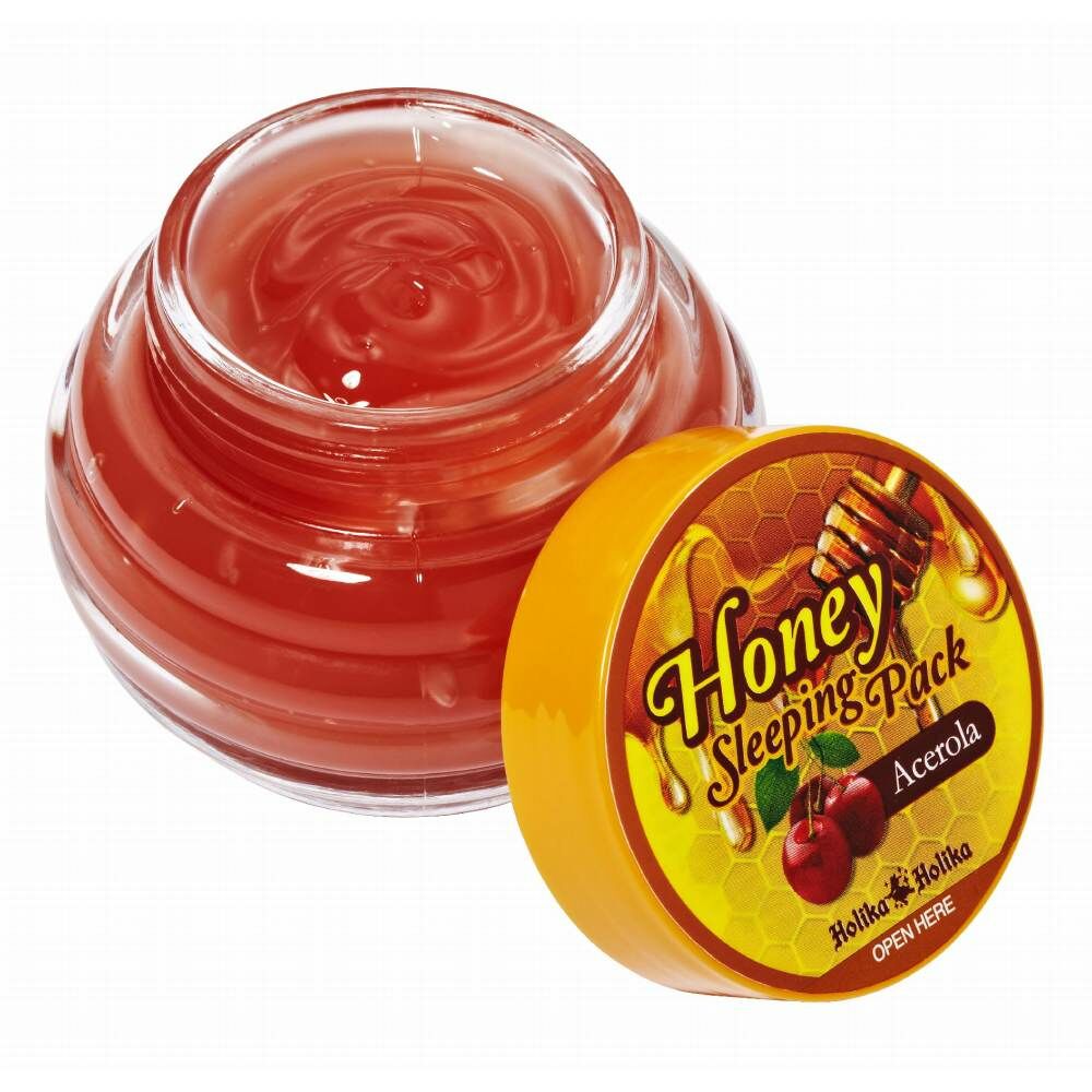 Mască Hidratantă de Noapte Holika Holika Honey Sleeping Pack Acerola (90 ml)