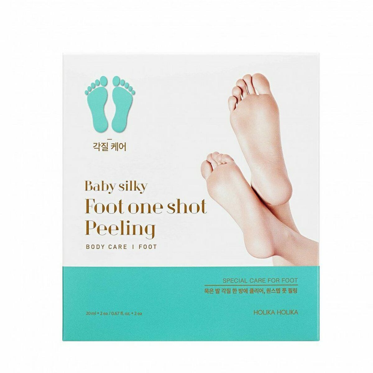 Mască pentru Picioare Holika Holika Baby Silky Foot One Shot Peeling (20 ml)