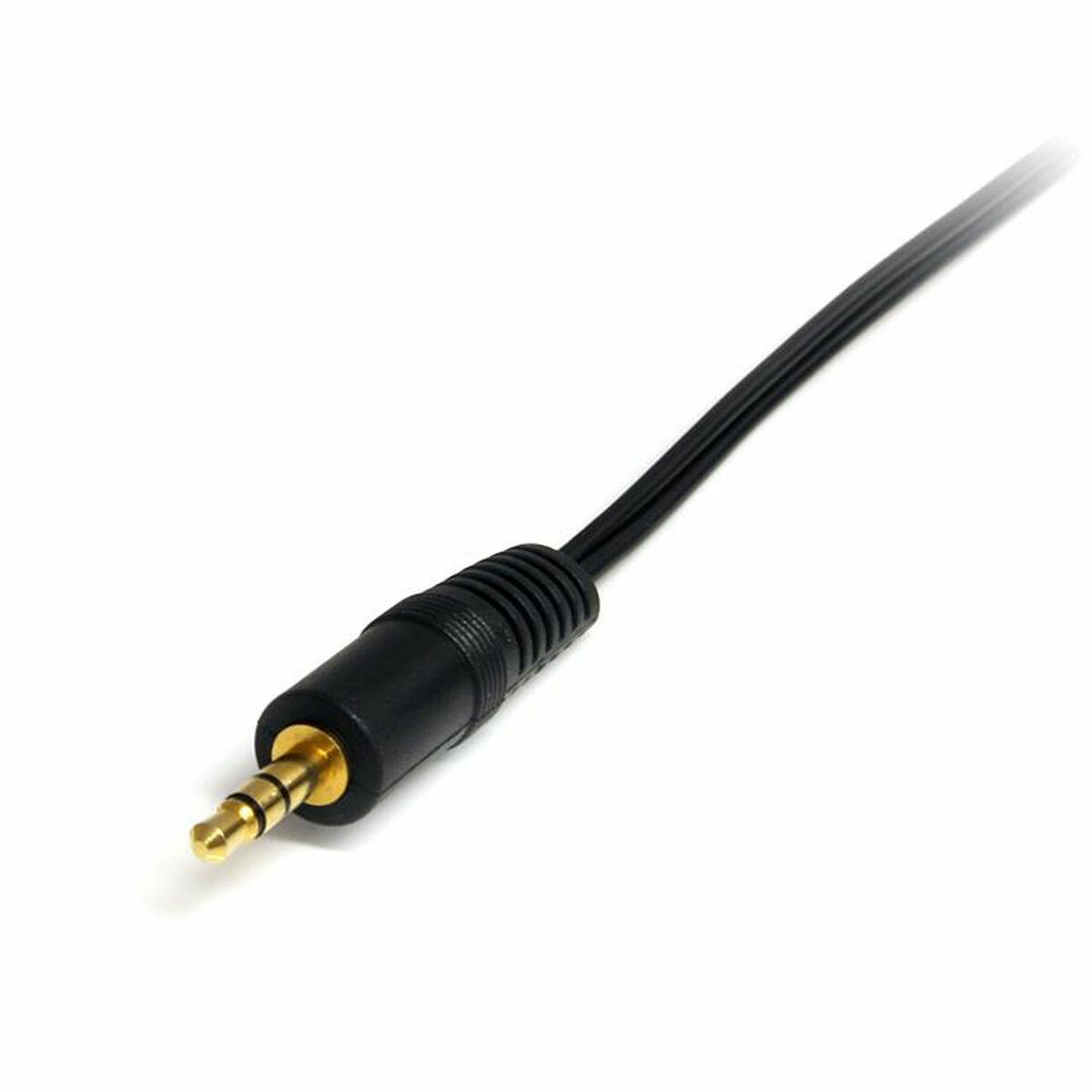 Cablu Audio Jack (3,5 mm) la 2 RCA Startech MU3MMRCA             0,9 m Negru