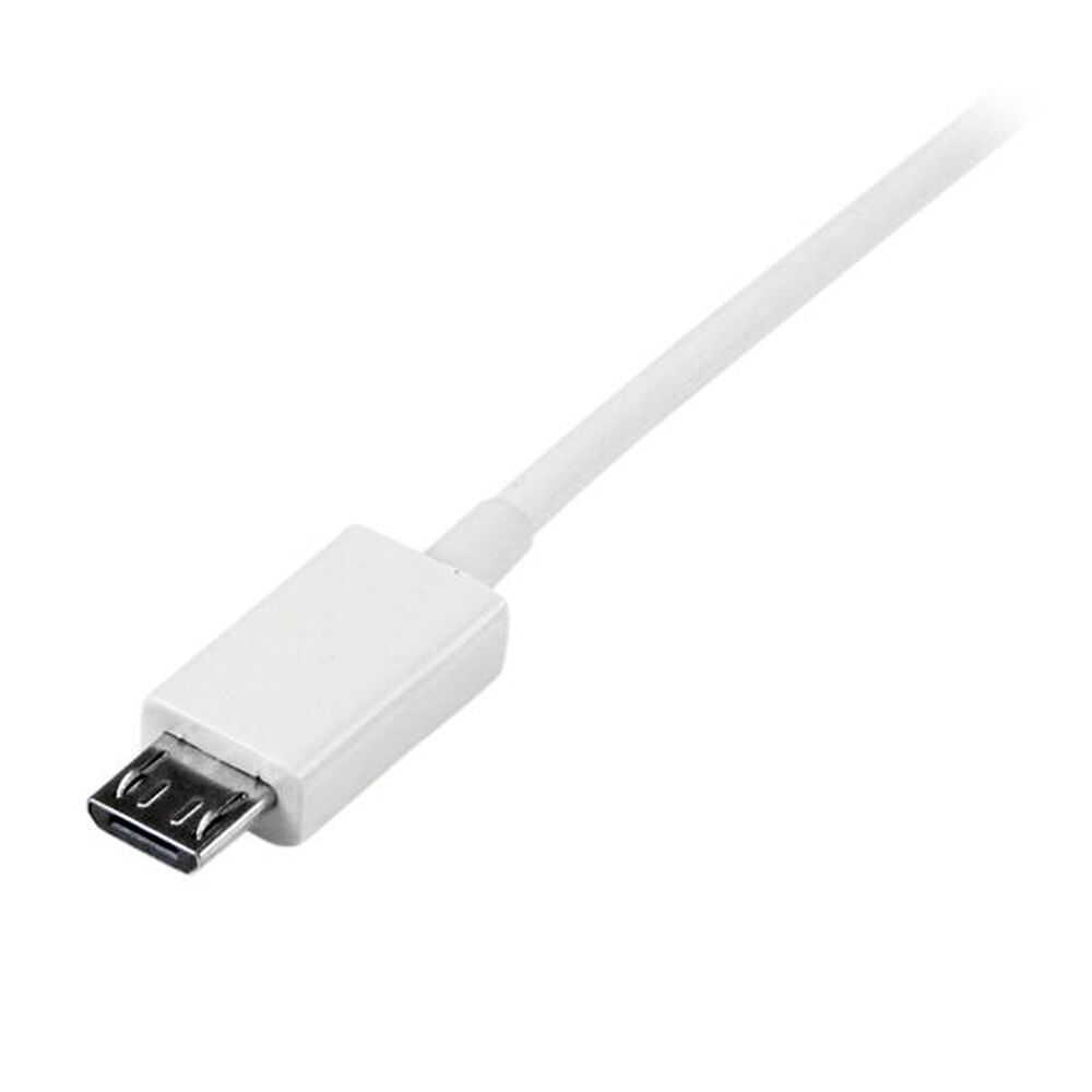 Cablu USB la Micro USB Startech USBPAUB1MW           Alb