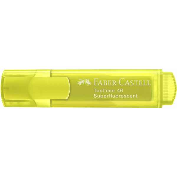 Marker fosforescent Faber-Castell Galben Fosforescent 1 mm (Refurbished A+)