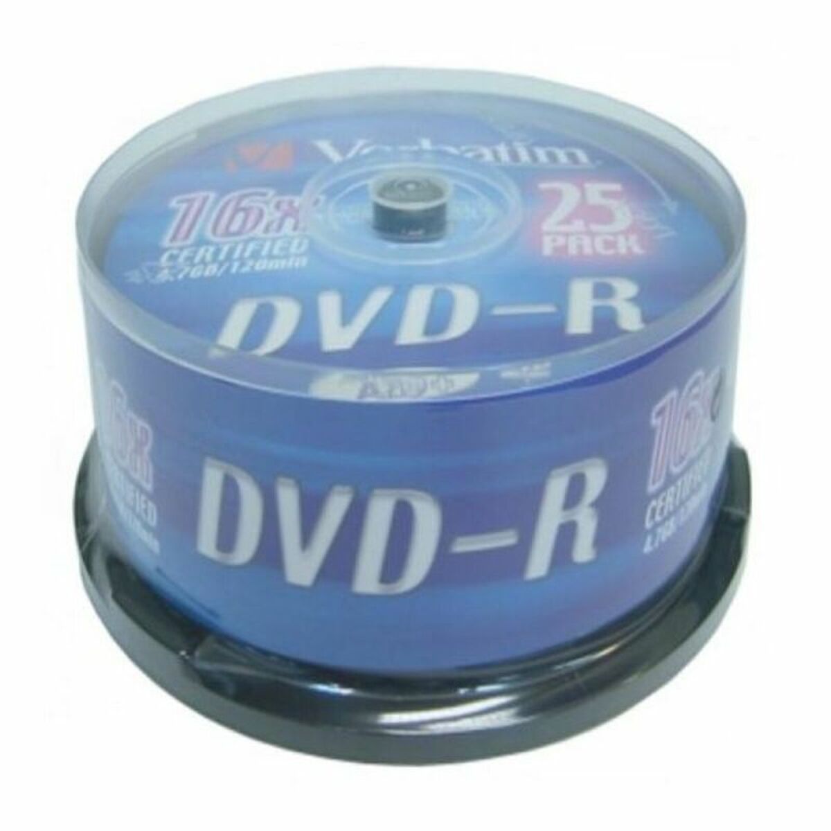 DVD-R Verbatim    16x 25 pcs 25 Unități 16x 4,7 GB