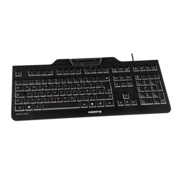 Tastatură cu Cititor Cherry JK-A0100ES-2 Negru