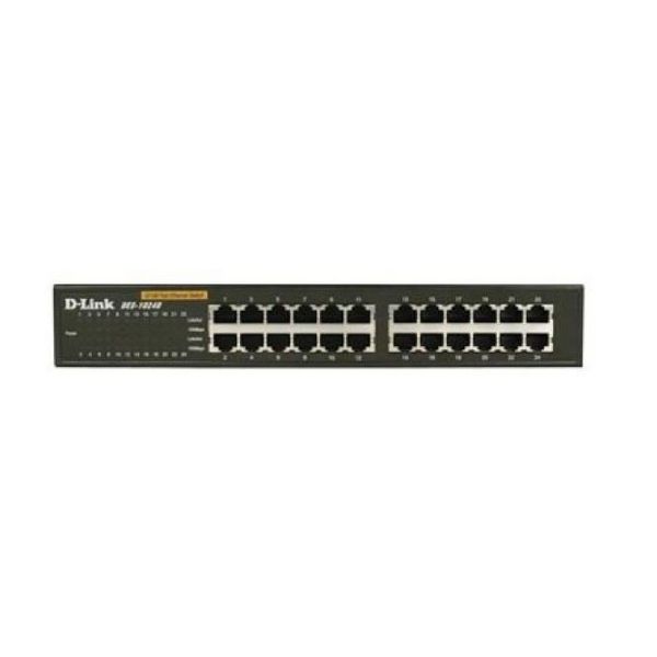 Switch D-Link DES-1024D 24 p 10 / 100 Mbps Negru