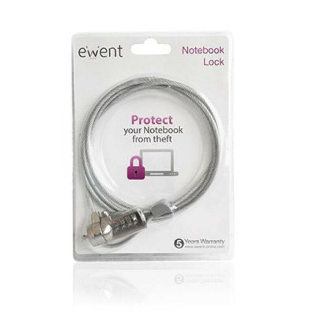 Cablu de Securitate Ewent EW1241 1,5 m Oțel