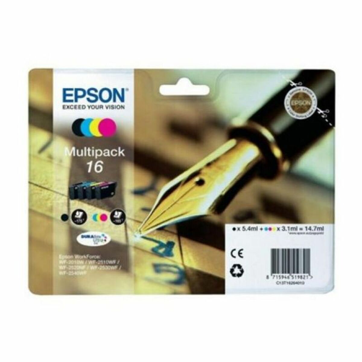 Cartușe de schimb Epson Negru Galben Cyan Magenta 14,7 ml Cerneală