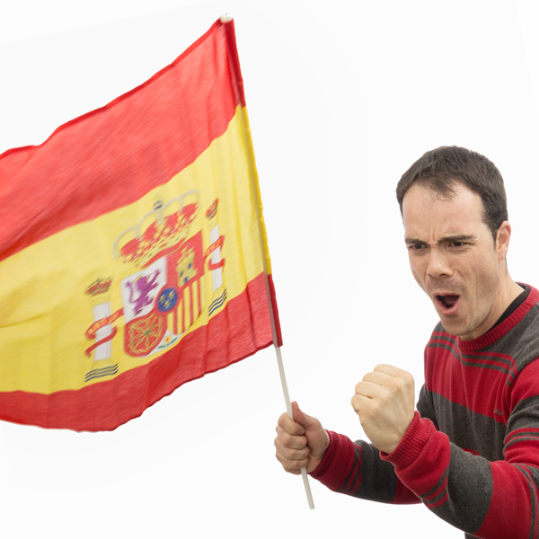 Steagul Spaniei  60 x 90 cm