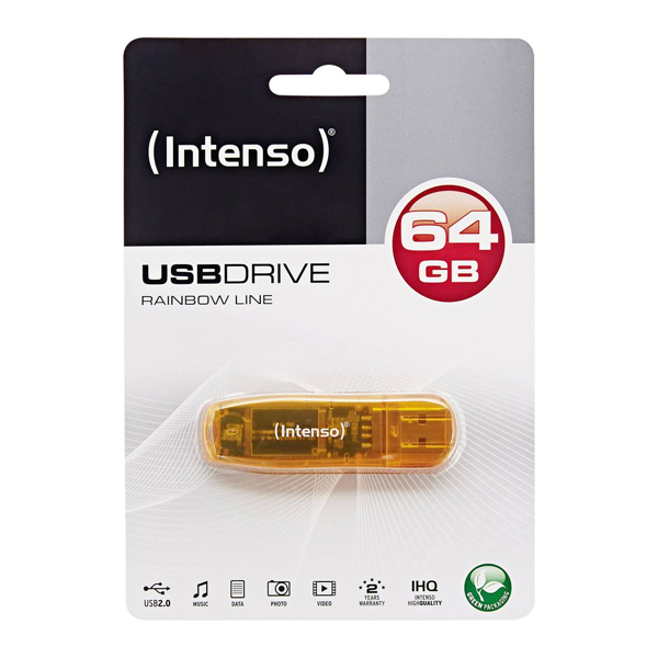 Memorie USB INTENSO 3502490 USB 2.0 64 GB Portocaliu
