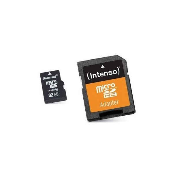 Card de Memorie Micro SD cu Adaptor INTENSO 3413480 32 GB Clasa 10