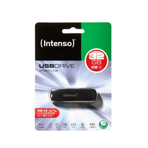 Memorie USB INTENSO 3533480 USB 3.0 32 GB Negru