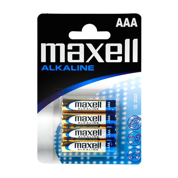 Baterii Alcaline Maxell LR03-MN2400 AAA 1,5 V