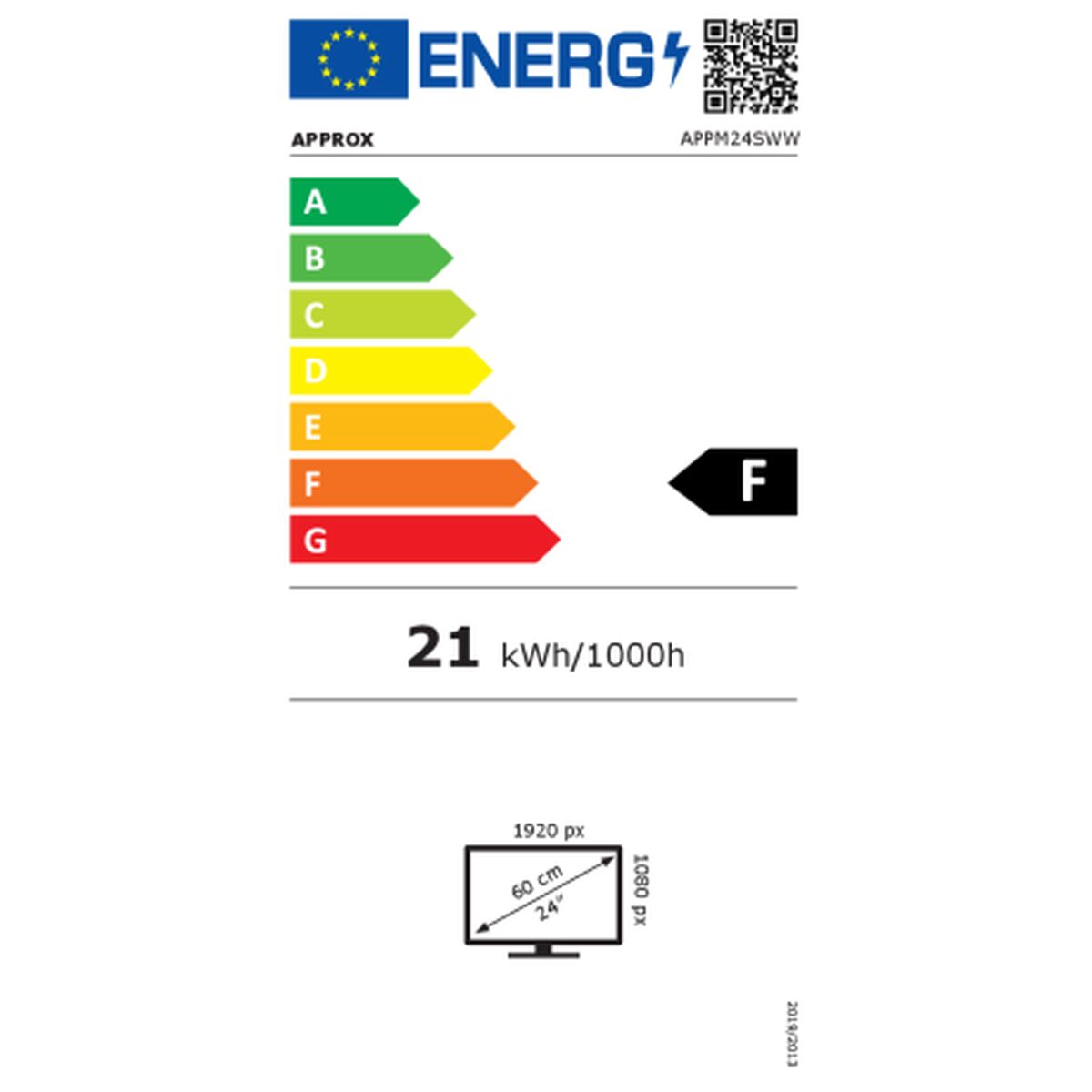 Monitor approx! APPM24SWB IPS LED 23,8