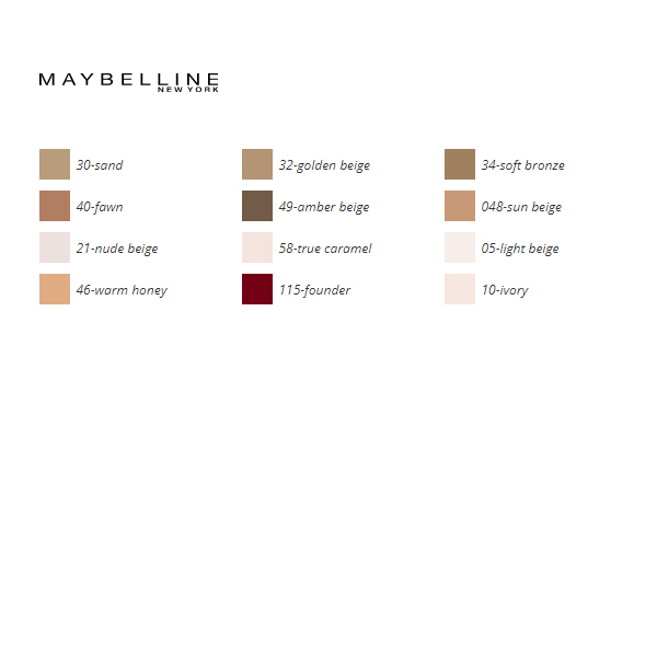 Fond de Ten Fluid Superstay Maybelline - Culoare 58 - true caramel