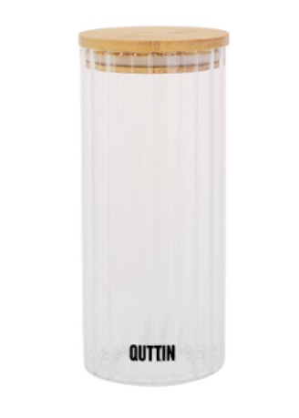 Borcan din Sticlă Transparentă Quttin    9 x 21 cm 9 x 21,5 cm