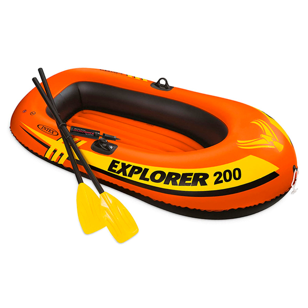 Barcă Gonflabilă Explorer 200 Intex (196 x 102 x 33 cm)