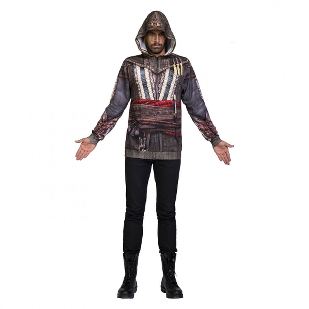 Costum Deghizare pentru Adulți Assassin's Creed Gri - Mărime S