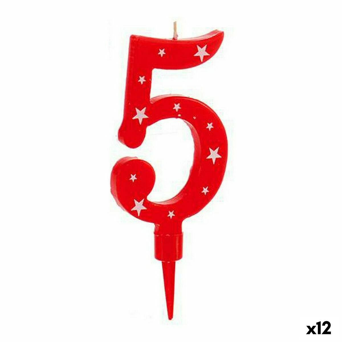 Lumânare Numere 5 (12 Unități)