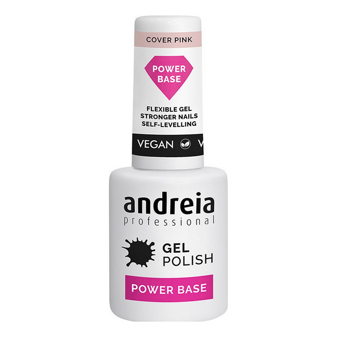 lac de unghii Semi-permanent Gel Polish Power Base Andreia Roz (10,5 ml)