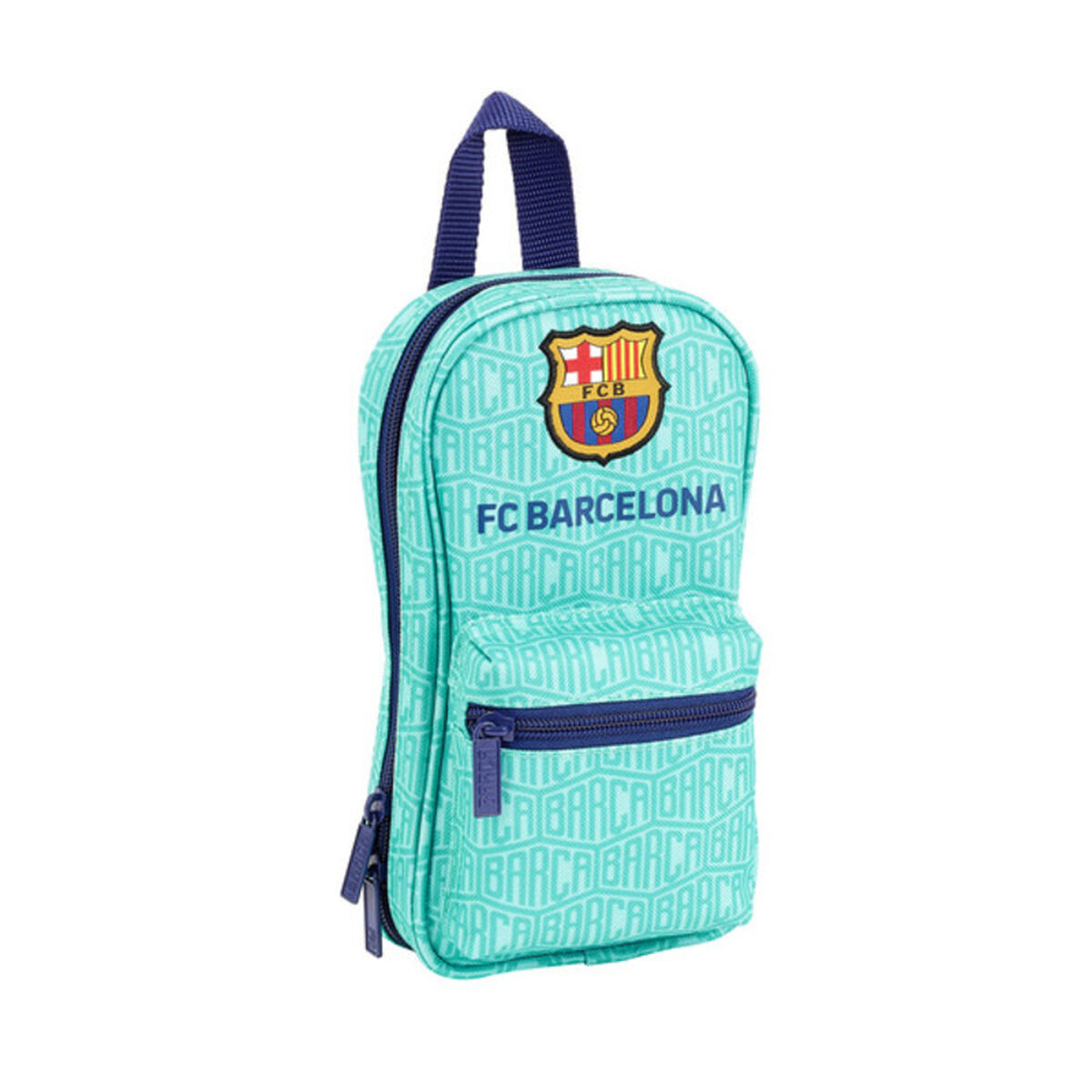 Pencil Case Backpack F.C. Barcelona 19/20 Turquoise (33 Piese)