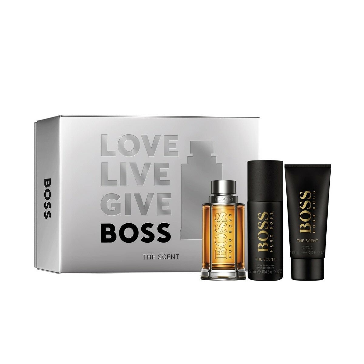 Set de Parfum Bărbați Hugo Boss Boss The Scent 3 Piese