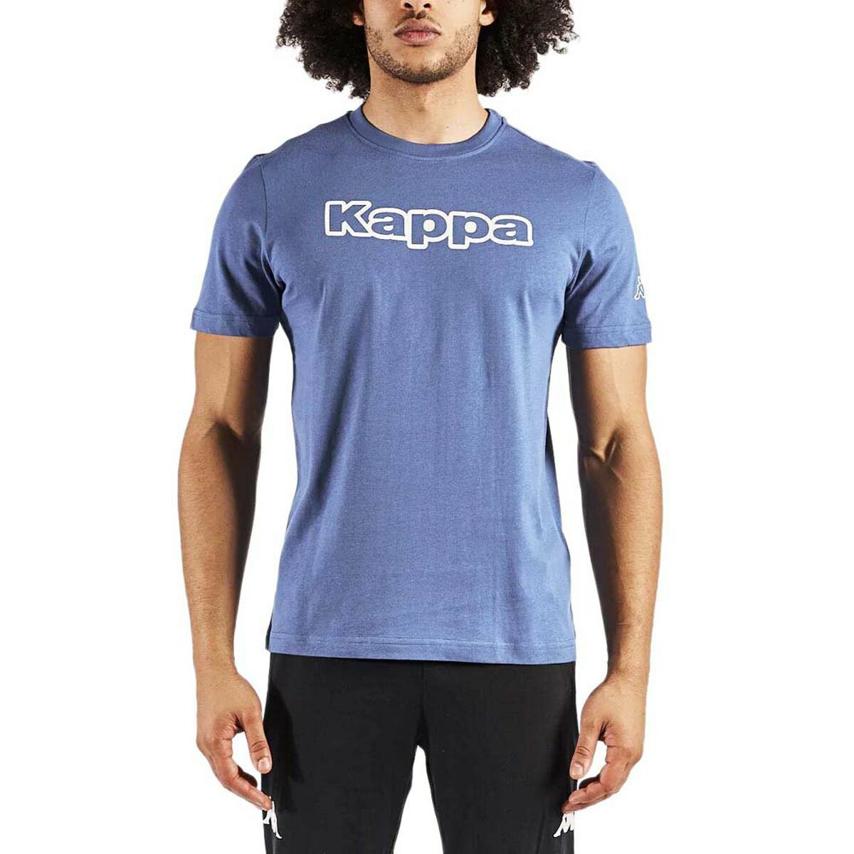 Tricou cu Mânecă Scurtă Bărbați Kappa Albastru - Mărime S
