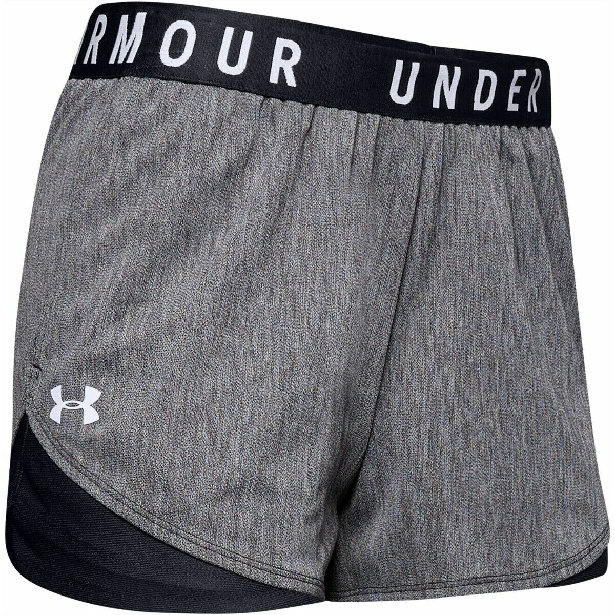 Pantaloni Scurți Sport pentru Damă Under Armour Play Up 3.0 Twist Gri închis Negru - Mărime M