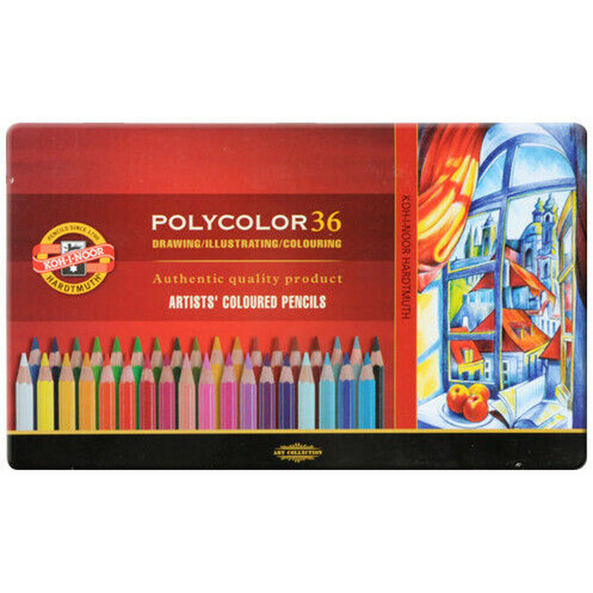 Creioane culori Michel Polycolor Multicolor 36 Piese