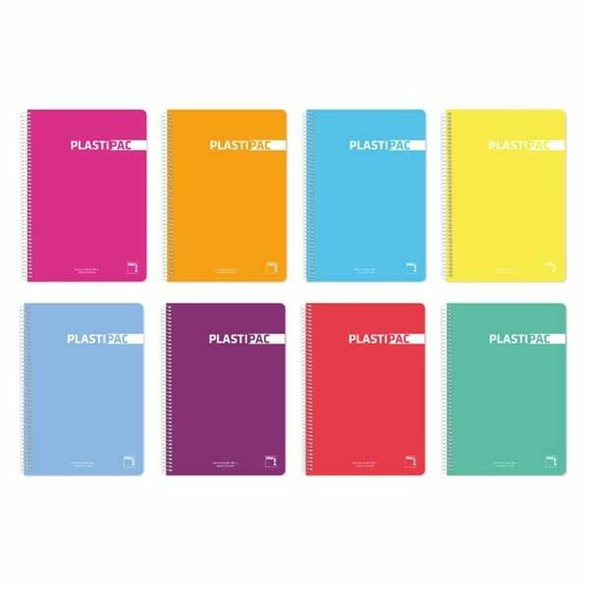 Notebook Pacsa Multicolor 80 Frunze Din A4 (5 Unități)