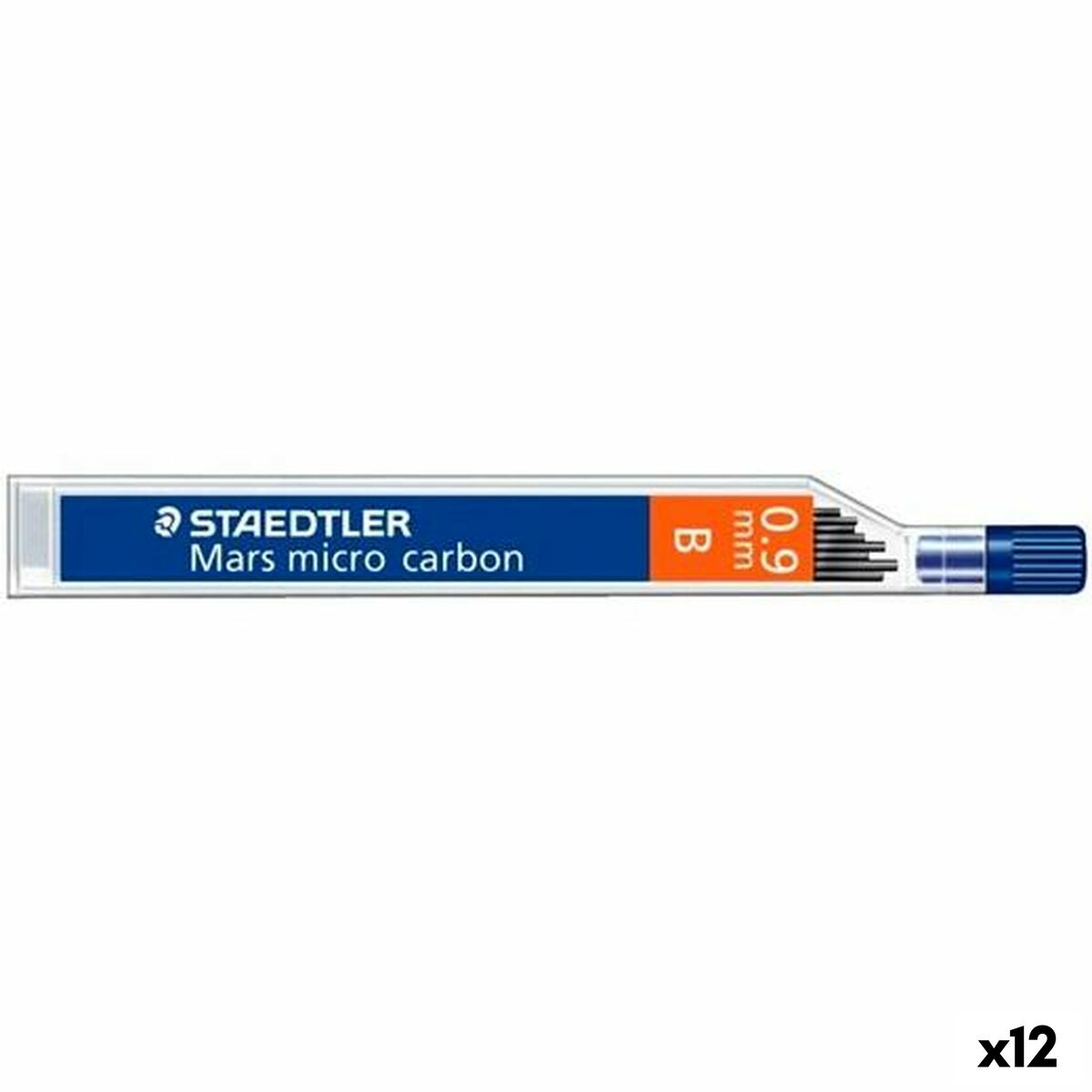 Piese de schimb pentru plumbul creionului Staedtler Mars Micro Carbon B 0,9 mm (12 Unități)