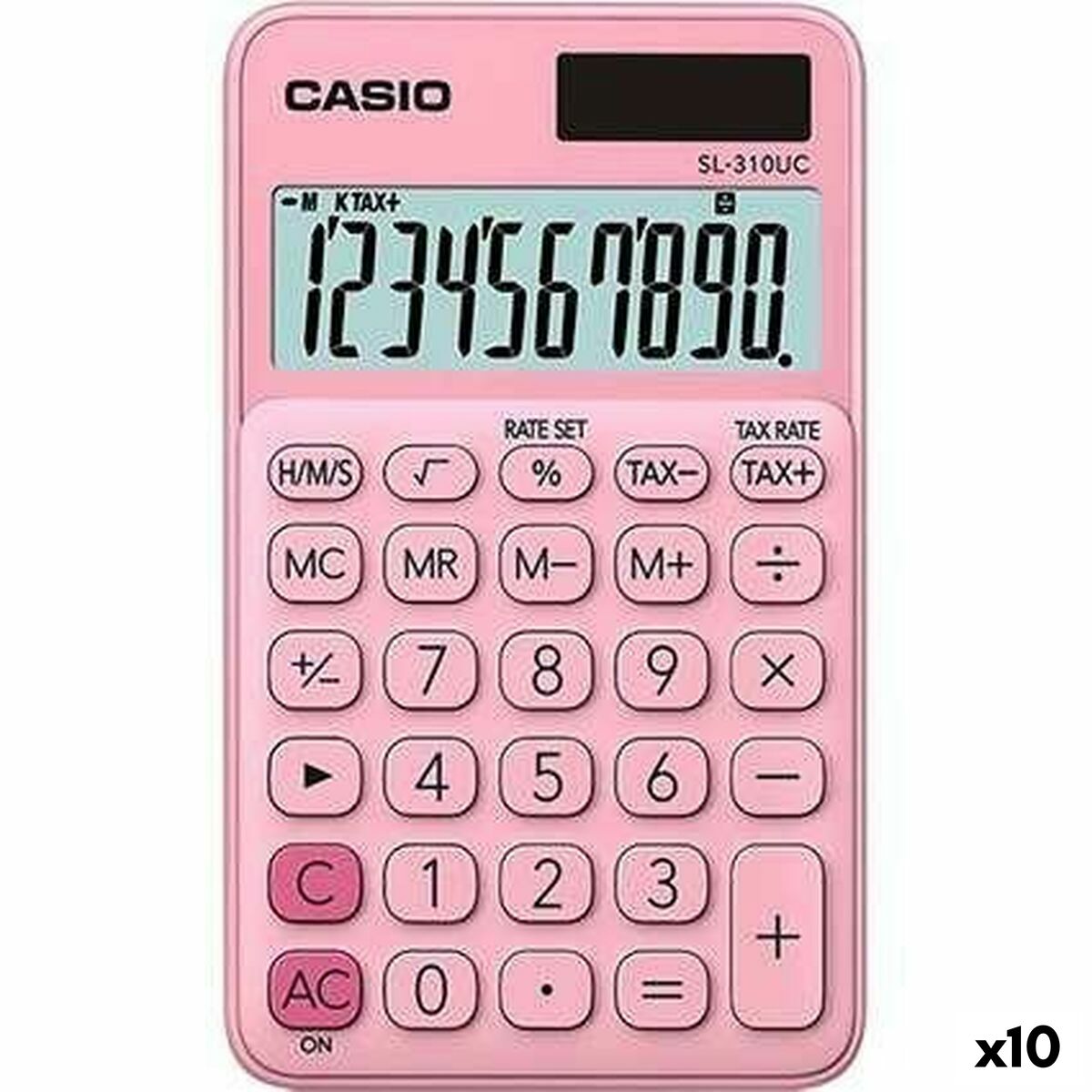 Calculator Casio SL-310UC Roz (10 Unități)