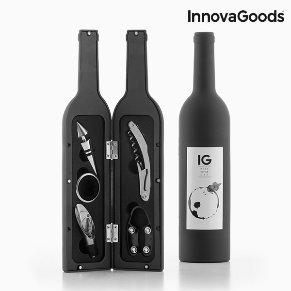 Cutie de Vin Sticlă InnovaGoods (5 Piese)