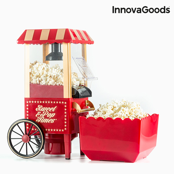 Aparat de făcut Popcorn Sweet & Pop Times InnovaGoods 1200W Roșu