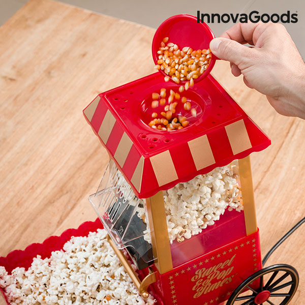 Aparat de făcut Popcorn Sweet & Pop Times InnovaGoods 1200W Roșu