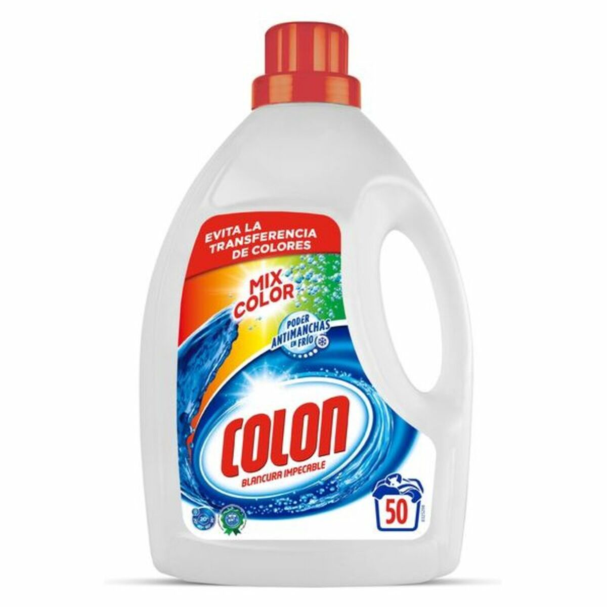 Detergent Lichid de Rufe Colon Mixcolor 3,1 L (50 Spălări)