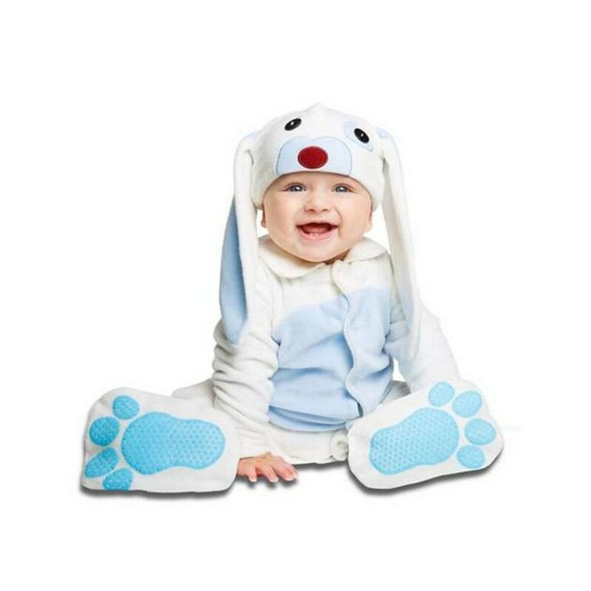 Costum Deghizare pentru Bebeluși Iepure Albastru - Mărime 0-6 Luni