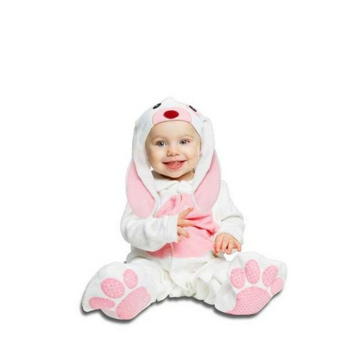 Costum Deghizare pentru Bebeluși Iepure Roz - Mărime 12-24 Luni