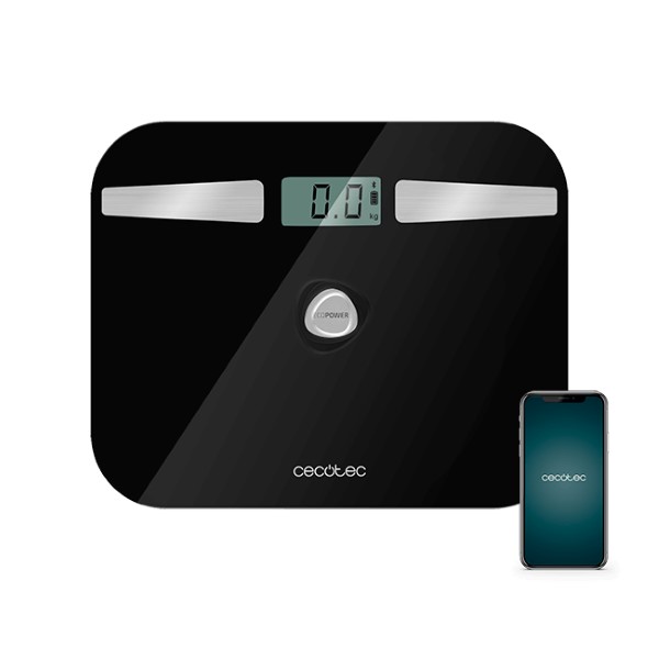 Cântar Digital de Baie Cecotec EcoPower 10200 Smart Healthy LCD Bluetooth 180 kg Negru