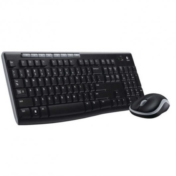 Tastatură și Mouse Fără Fir Logitech MK270 QWERTY Spaniolă (Refurbished A+)